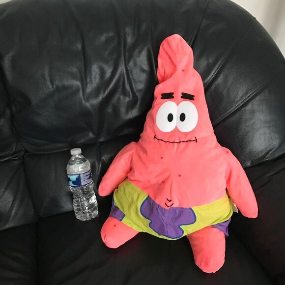 Giant SpongeBob SquarePants Patrick Star Pink Starfish Plush Stuffed Toy 24" - Picture 2 of 3